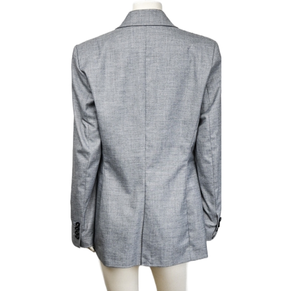 Lrg ZARA Gray Two Button Blazer - Picture 4 of 6